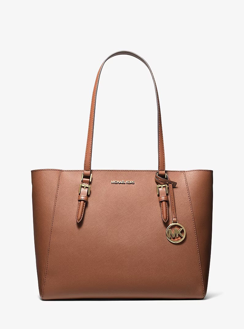 [INCOMING ETA 30 DAYS] Michael Kors Charlotte Large Saffiano Leather 3-in-1 Tote Bag in Luggage (35R3GCFT3T)