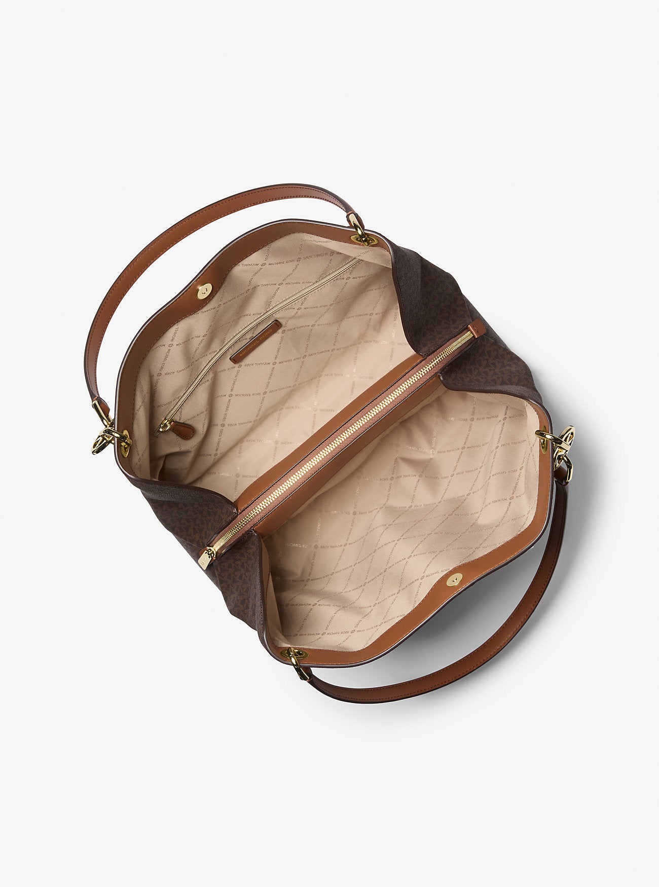 [INCOMING ETA 30 DAYS] Michael Kors Christina Large Triple Gsst Shoulder Tote in Signature Brown (35T5G8WE6B)