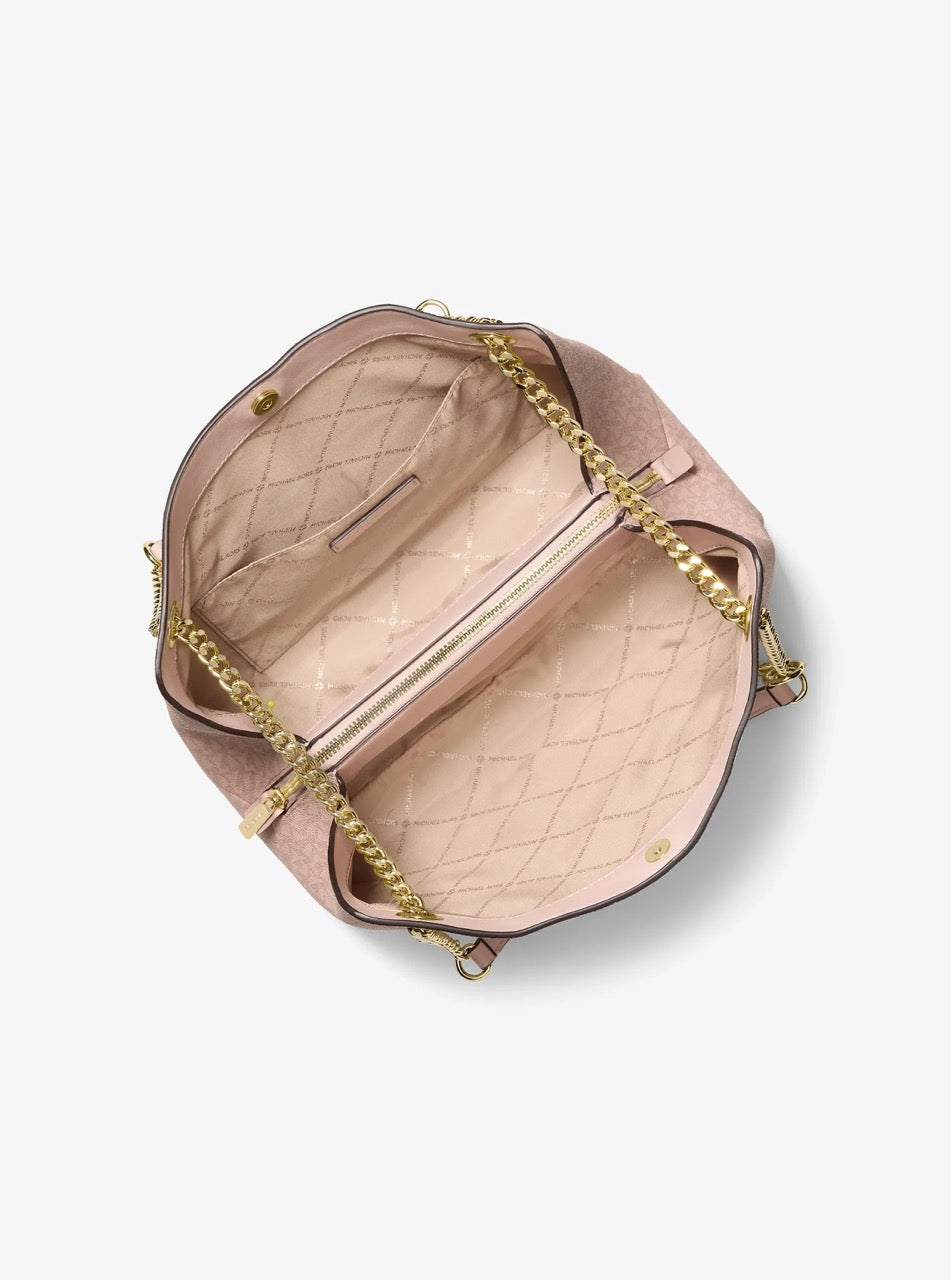 [WEB EXCLUSIVE][READY STOCK MY] Michael Kors Christina Medium Triple GSST Messenger in Powder Blush (35S6G8WM6O)