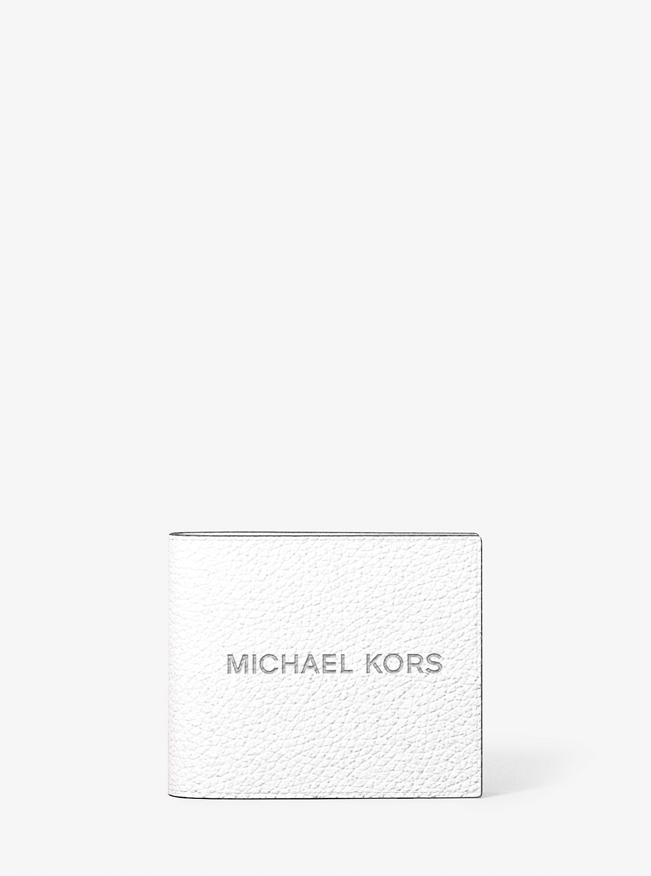 [READY STOCK MY] Michael Kors Cooper Billfold With Coin Packet in Bright White (36S4LCOF3I)