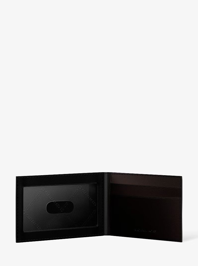[WEB EXCLUSIVE][READY STOCK MY] Michael Kors Cooper Billfold With Passcase in Black (36S5LCOF2U)