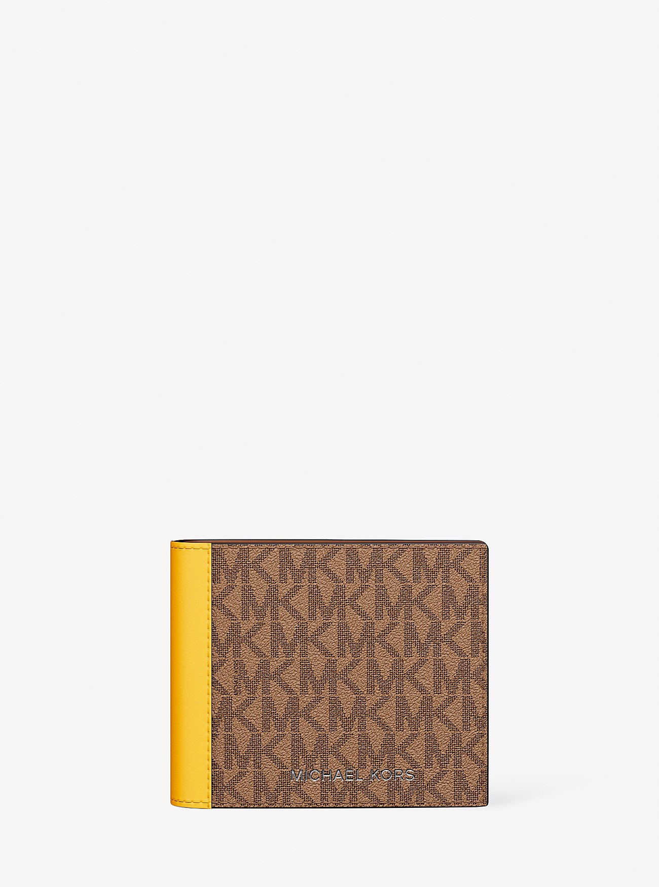 [READY STOCK MY] Michael Kors Cooper Billfold With Passcase in Daisy Yellow (36S5LCOF2B)