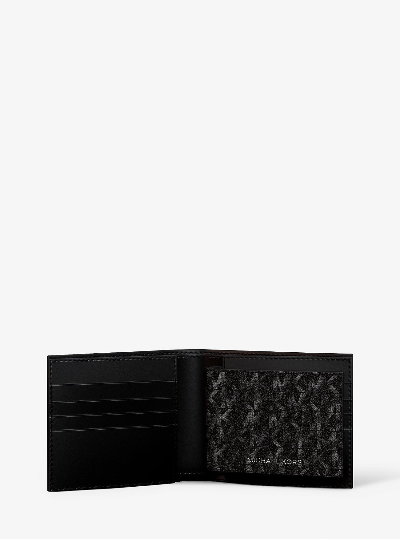 [READY STOCK MY] Michael Kors Cooper Billfold with Passcase in Bright White (36S5LCOF2B)