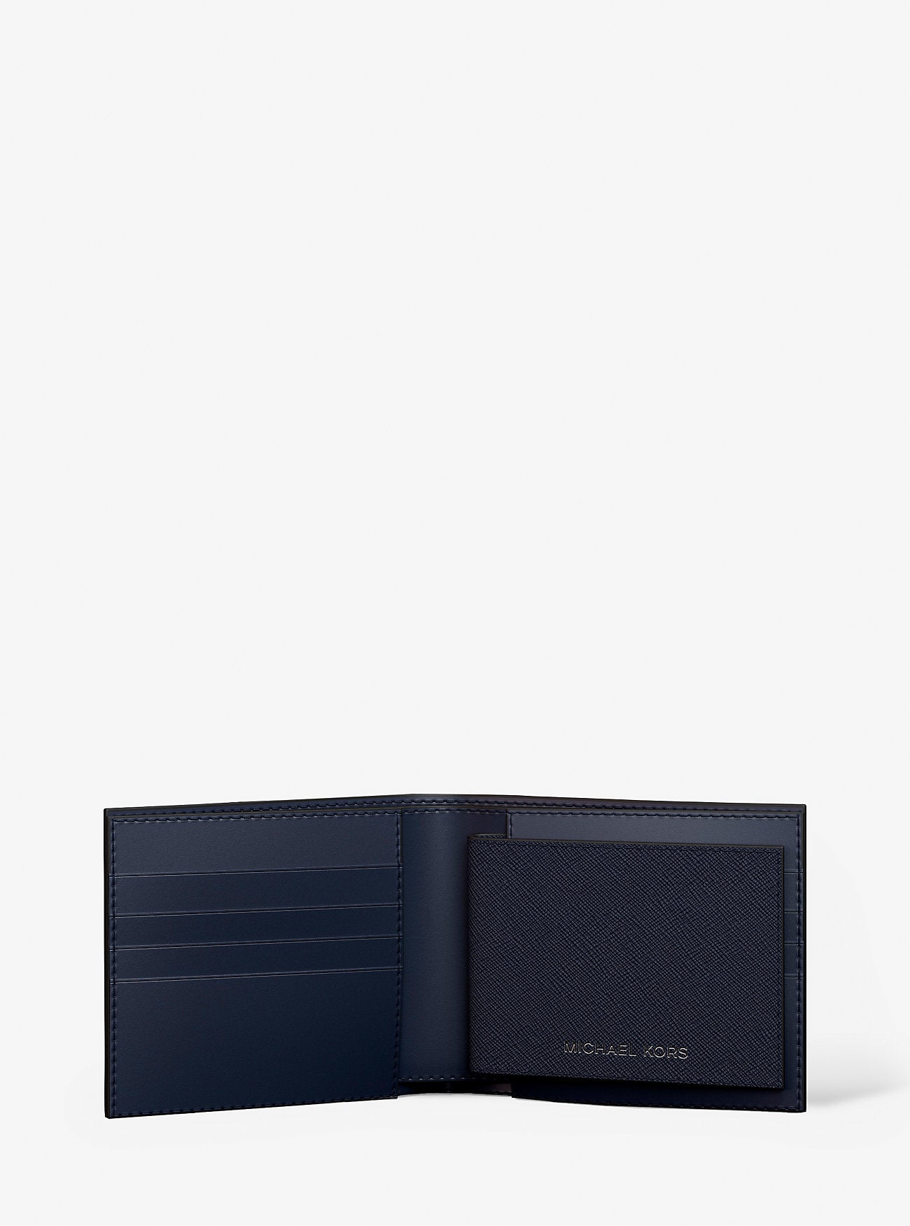 [INCOMING ETA 30 DAYS] Michael Kors Cooper Billfold with Passcase in Navy (36S5LCOF2U)