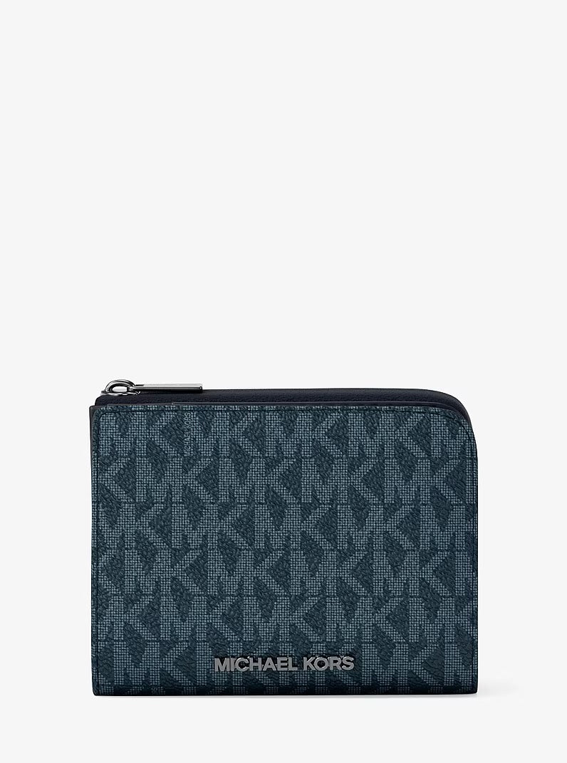 [INCOMING ETA 30 DAYS] Michael Kors Men Cooper Folio Wallet With Signature Logo in Admiral Blue (36F2LCOF3B)
