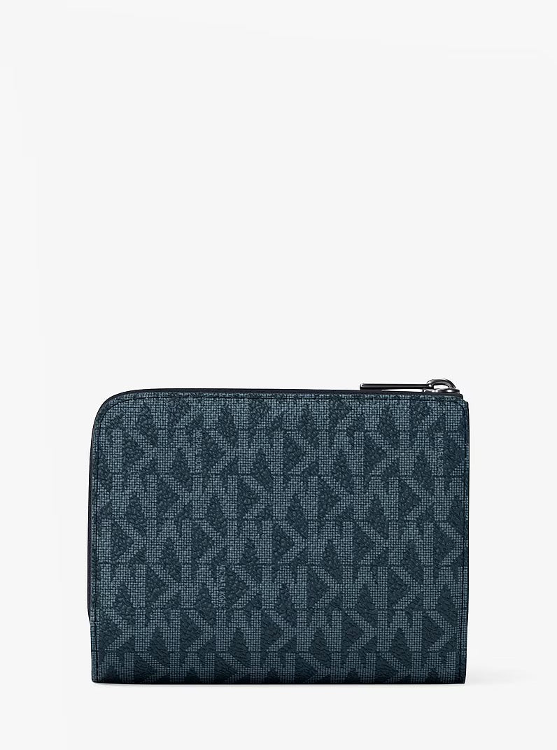 [INCOMING ETA 30 DAYS] Michael Kors Men Cooper Folio Wallet With Signature Logo in Admiral Blue (36F2LCOF3B)