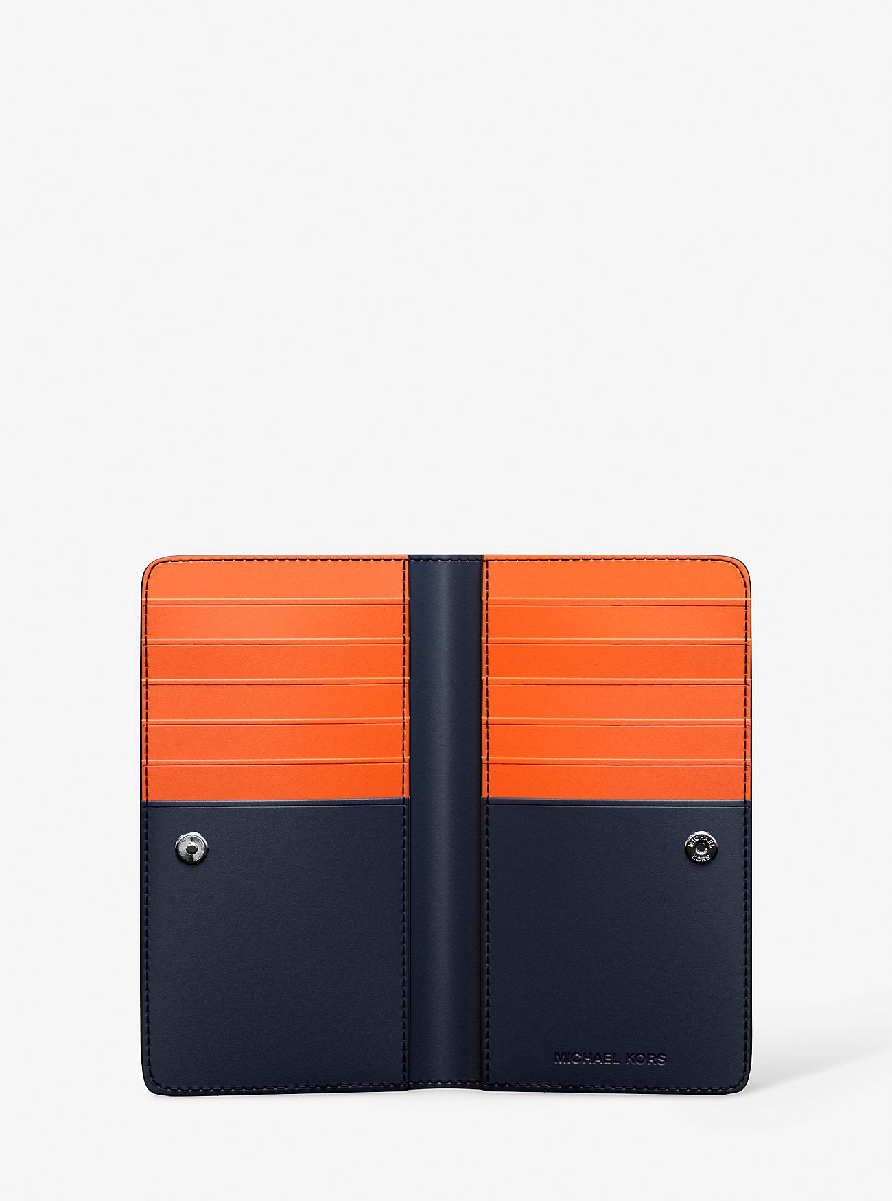 [READY STOCK MY] Michael Kors Men Cooper Large Folding Card Case in Red Clay (36S5LCOD5B)