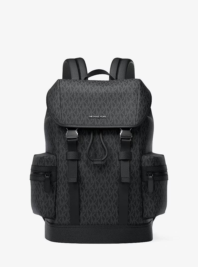 [INCOMING ETA 30 DAYS] Michael Kors Men Cooper Logo Backpack in Signature Black (37U0MCOB6B)
