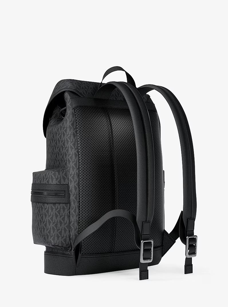 [INCOMING ETA 30 DAYS] Michael Kors Men Cooper Logo Backpack in Signature Black (37U0MCOB6B)