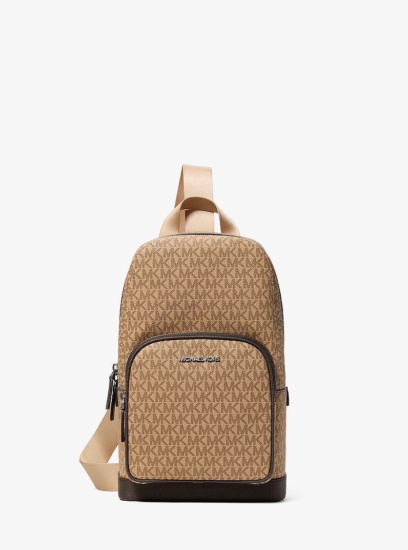 [INCOMING ETA 30 DAYS] Michael Kors Men Cooper Logo Sling Pack in Camel (37S1LCOY1B)