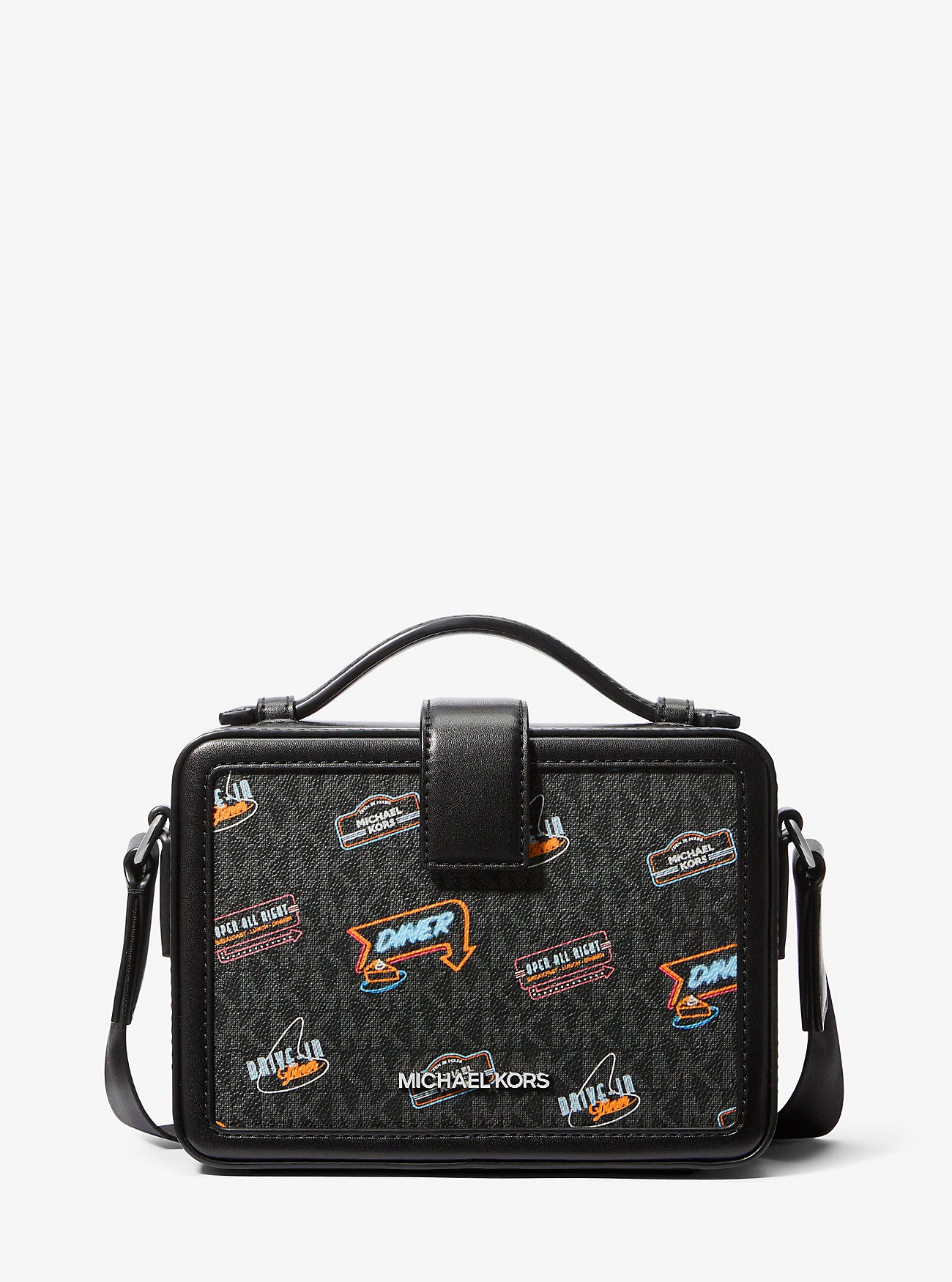 [READY STOCK MY] Michael Kors Cooper Lunch Box Crossbody in Black (37T5LCOC9U)