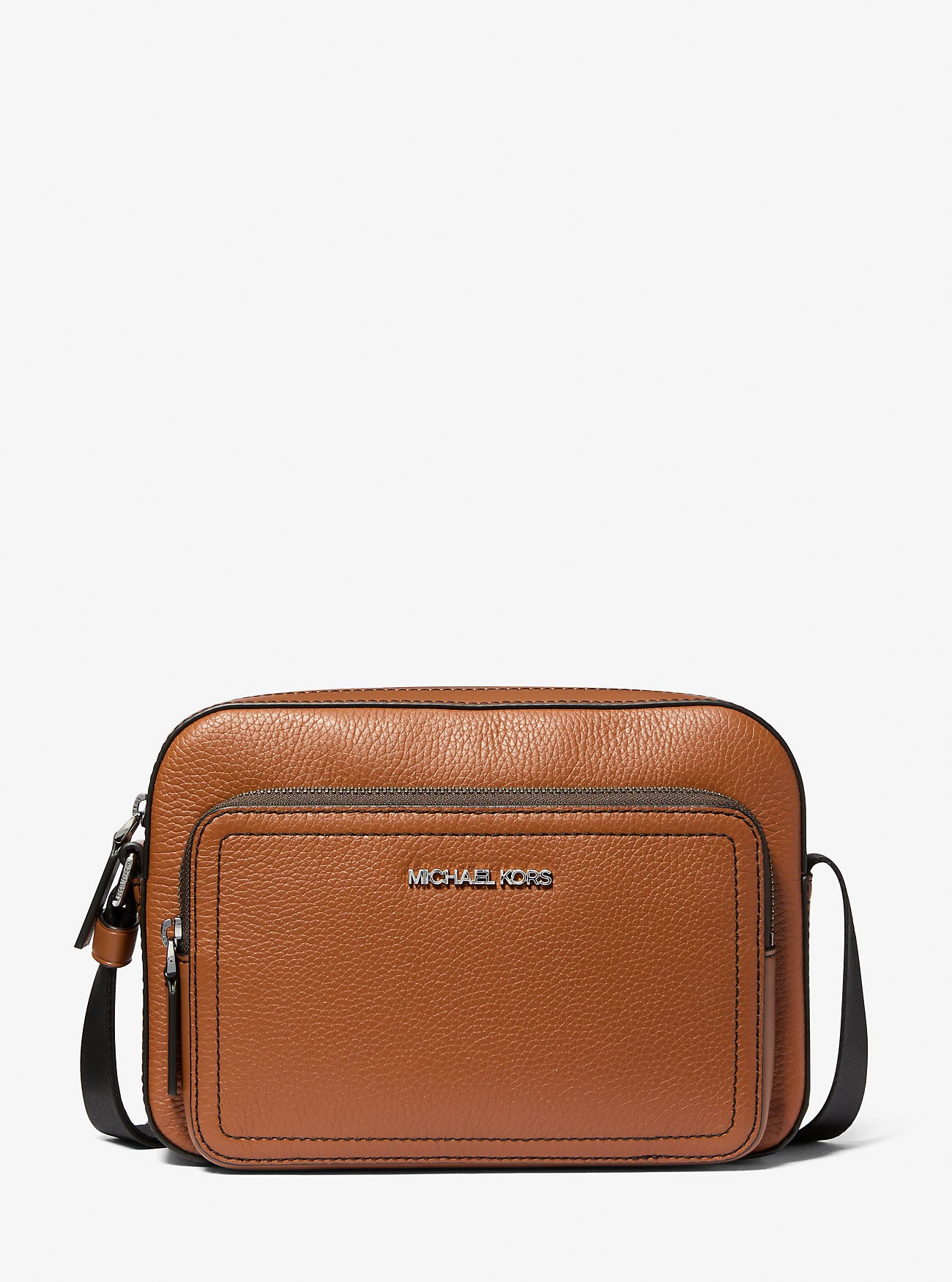 [INCOMING ETA 30 DAYS] Michael Kors Cooper Pebbled Leather Utility Crossbody Bag in Luggage (37F4LCOC6L)