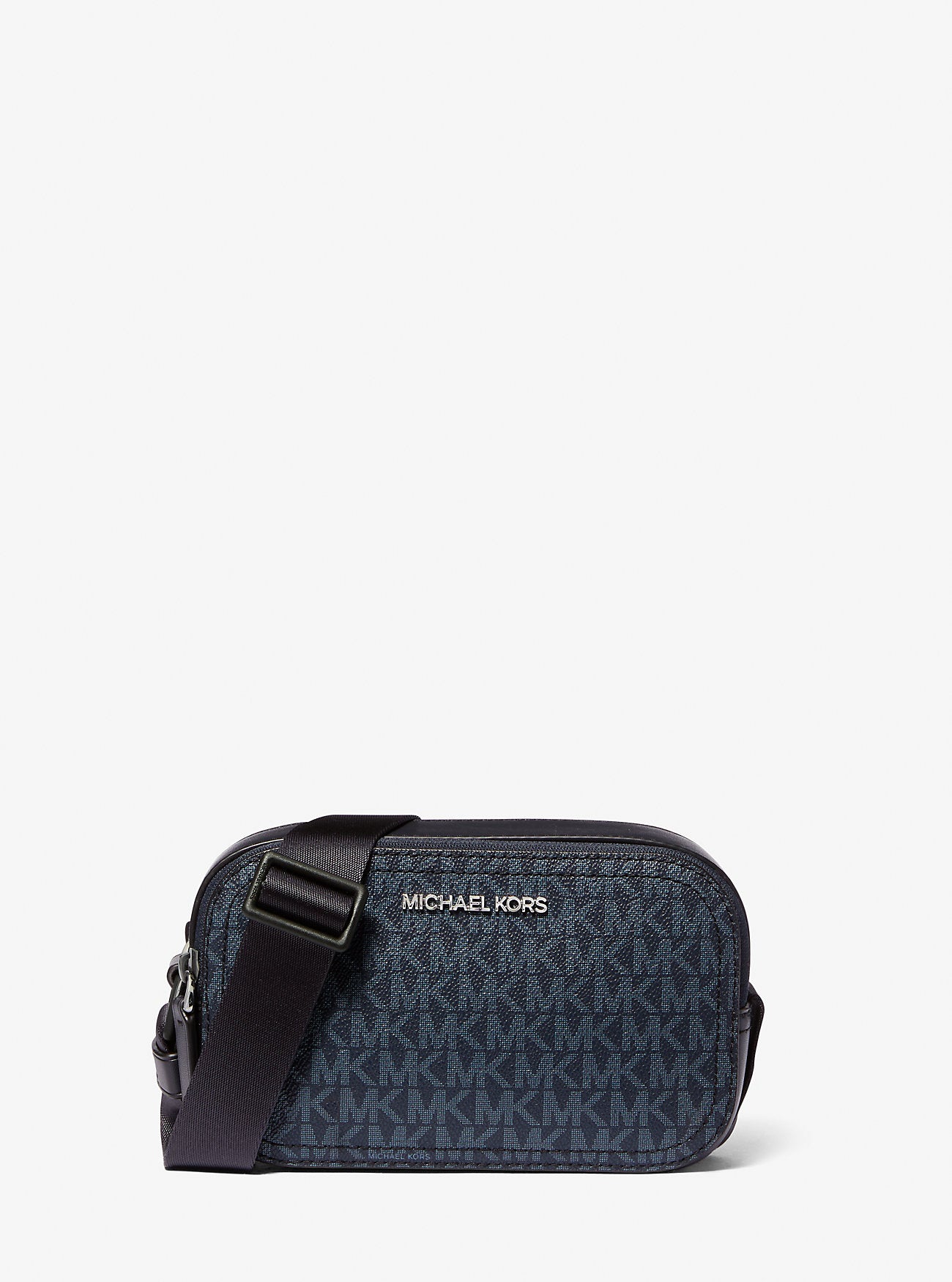 [READY STOCK MY] Michael Kors Men Cooper Signature Logo Camera Bag in Admiral/Pale Blue (37F4LCOC6B)