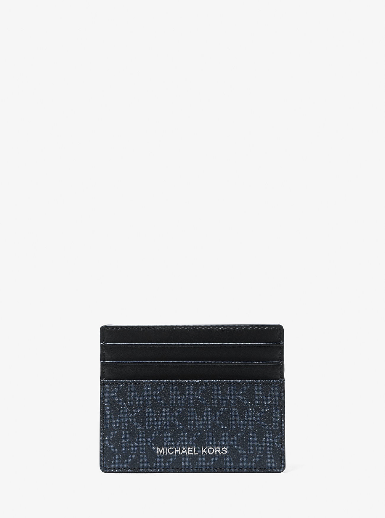 [INCOMING ETA 30 DAYS] Michael Kors Men Cooper Signature Logo Card Case in Admiral/Pale Blue (36U9LCRD1B)