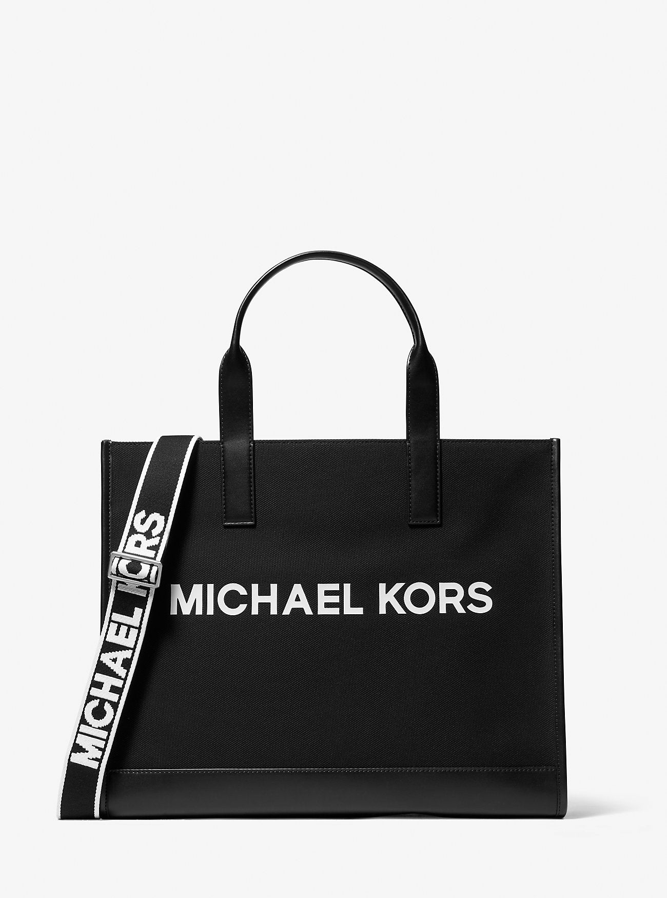 [READY STOCK MY] Michael Kors Cooper Structured Tote With Strap in Black (37S5LCOT4U)