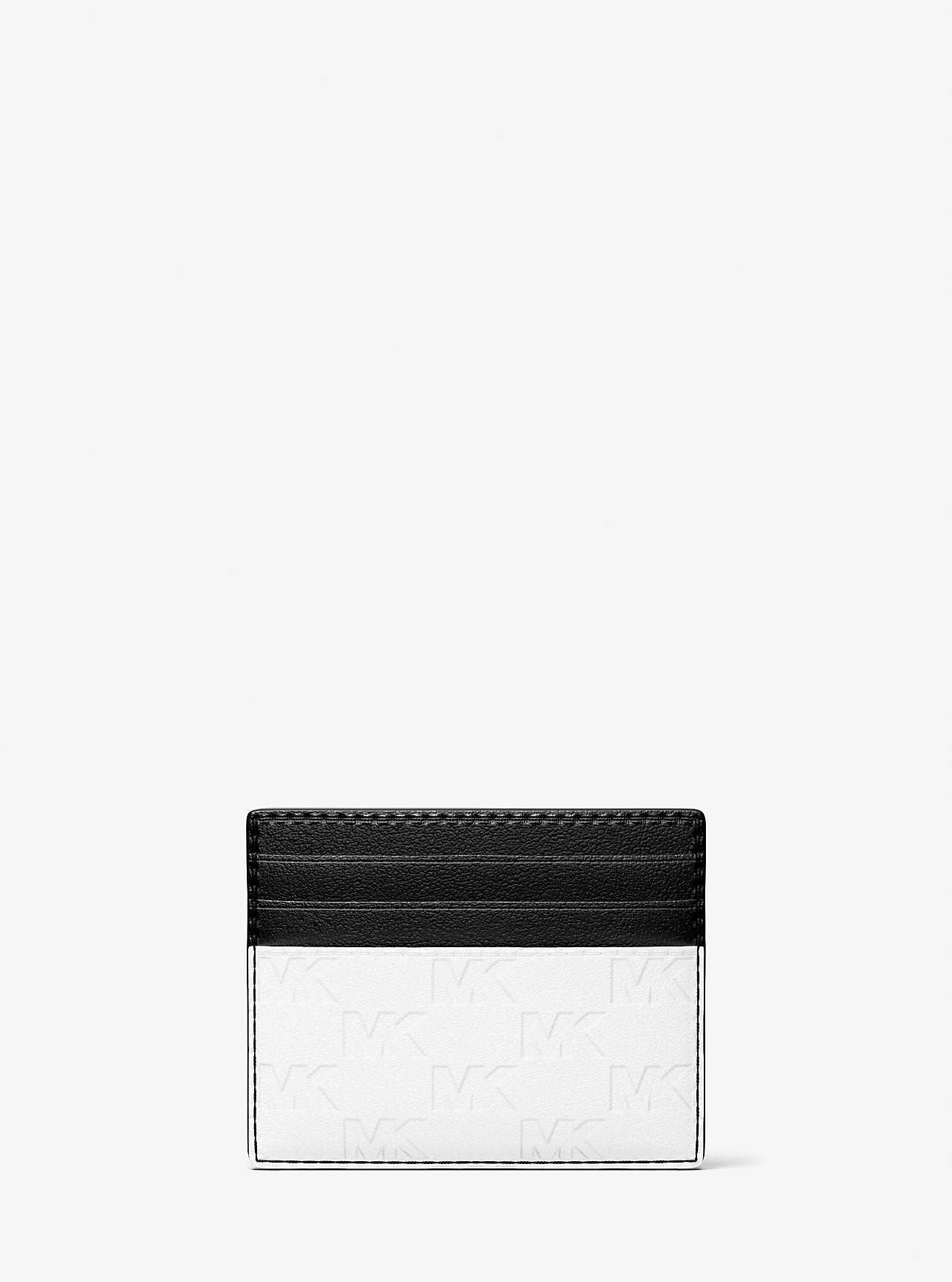 [READY STOCK MY] Michael Kors Cooper Tall Card Case in Signature Bright White (36S5LCOD2U)