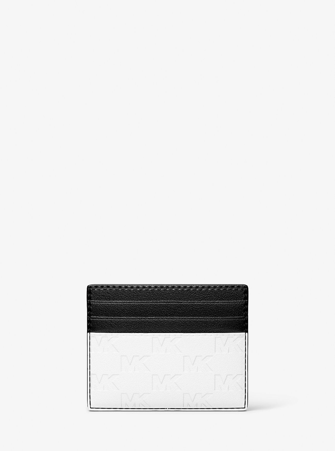 [READY STOCK MY] Michael Kors Cooper Tall Card Case in Signature Bright White (36S5LCOD2U)