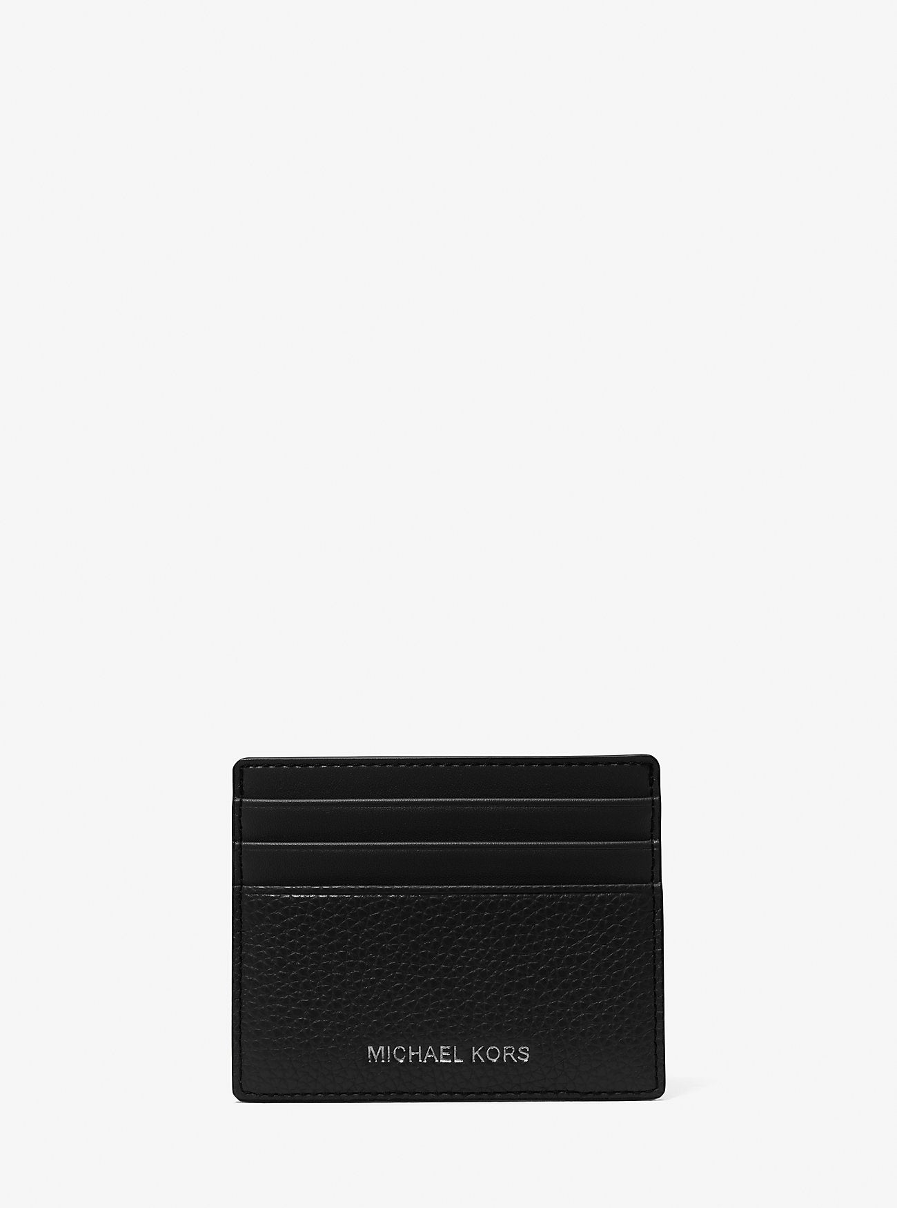 [READY STOCK MY] Michael Kors Cooper Tall Card Case with ID in Black (36S4LCOD0L)