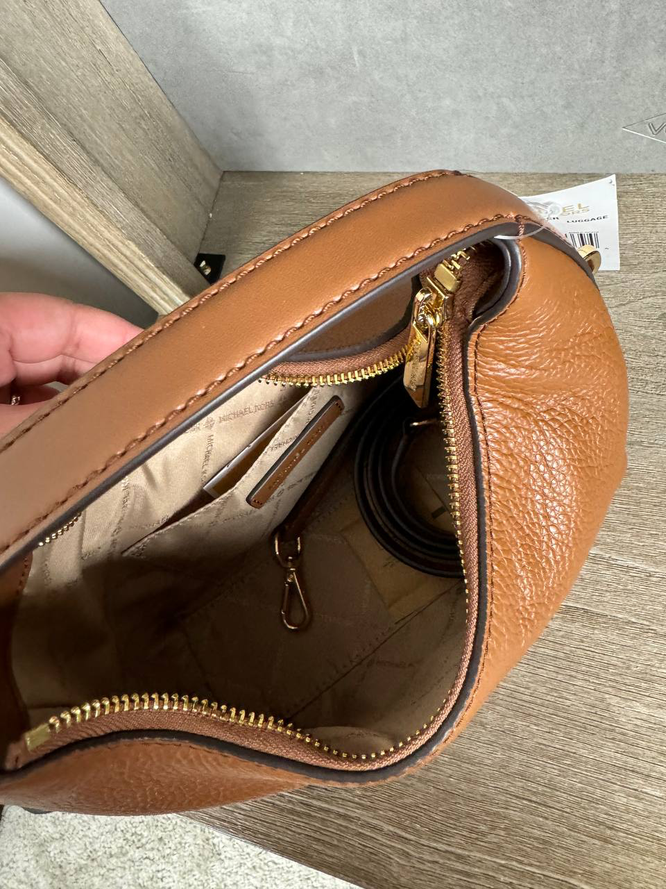 [INCOMING ETA END SEPT 2024] Michael Kors Ember Small Messenger in Luggage (35F4S7YM1L)