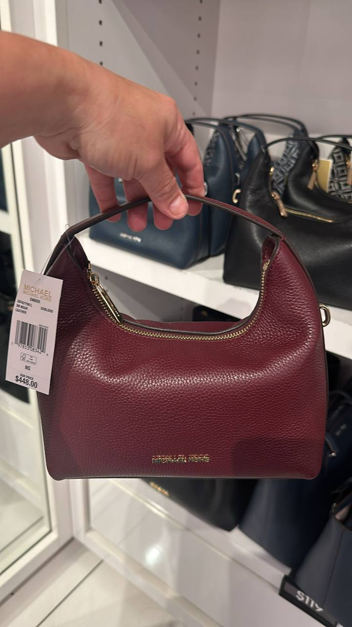 [INCOMING STOCK ETA END OCT 2024] Michael Kors Ember Small Messenger in Oxblood (35F4S7YM1L)