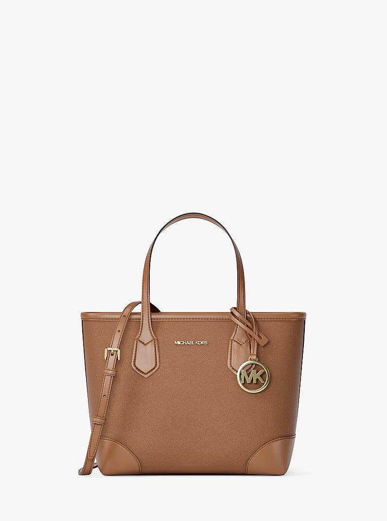 [INCOMING ETA 30 DAYS] Michael Kors Eva Extra-Small Leather Convertible Tote Bag in Luggage (35S6GV0T0L)