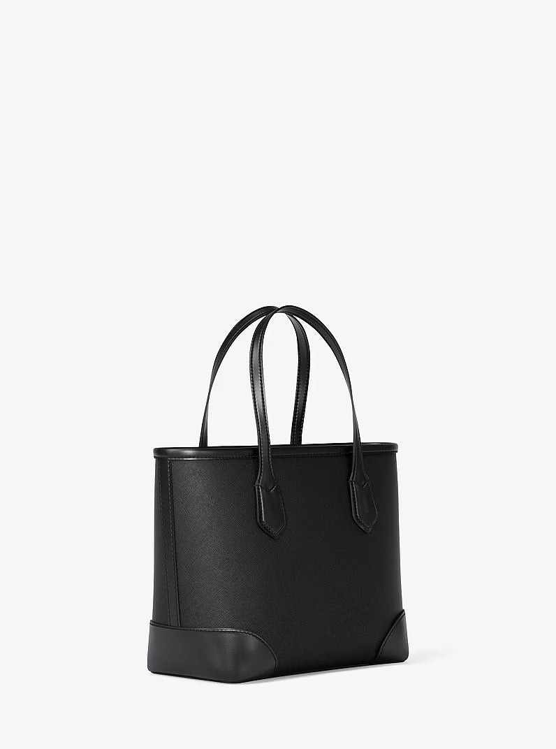 [READY STOCK MY] Michael Kors Eva Extra-Small Saffiano Leather Convertible Tote Bag in Black (35S6SV0T0L)