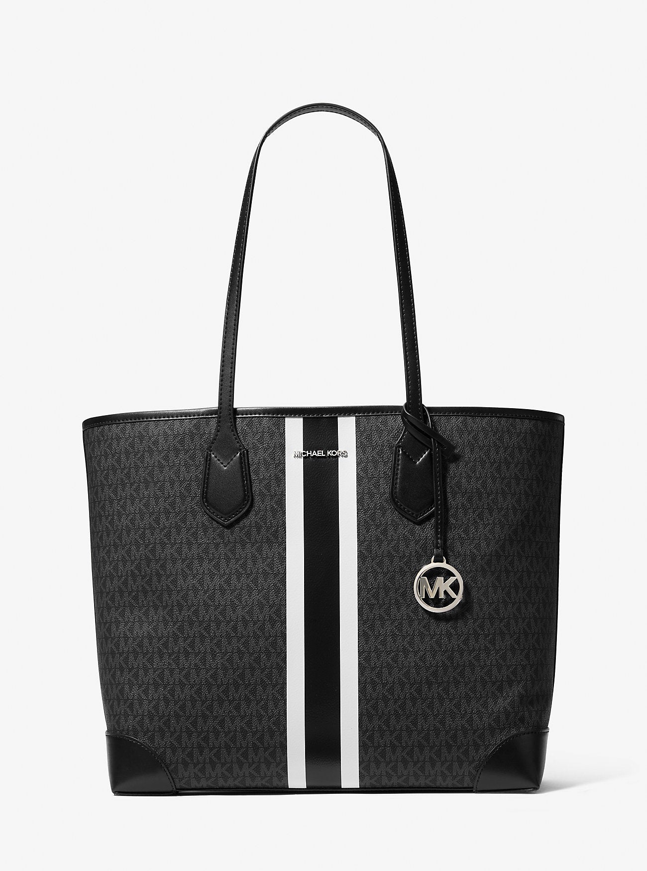 [READY STOCK MY] Michael Kors Eva Large Tote in Black (35R5SV0T7V)
