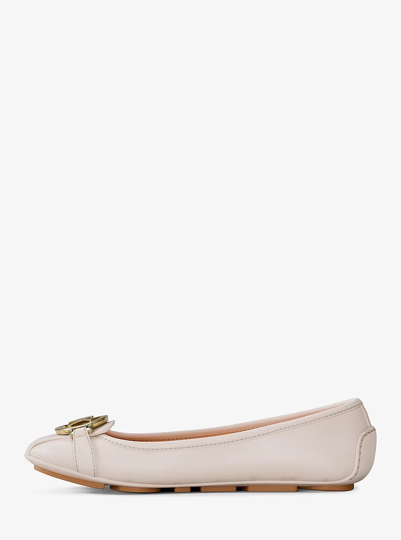 [WEB EXCLUSIVE][FK][INCOMING ETA 30 DAYS] Michael Kors Fulton Leather Moccasin in Light Cream (49F6ESFS1L)