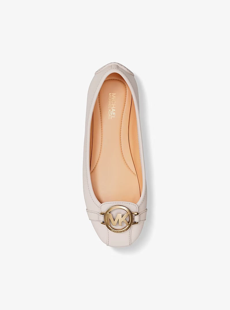 [WEB EXCLUSIVE][FK][INCOMING ETA 30 DAYS] Michael Kors Fulton Leather Moccasin in Light Cream (49F6ESFS1L)