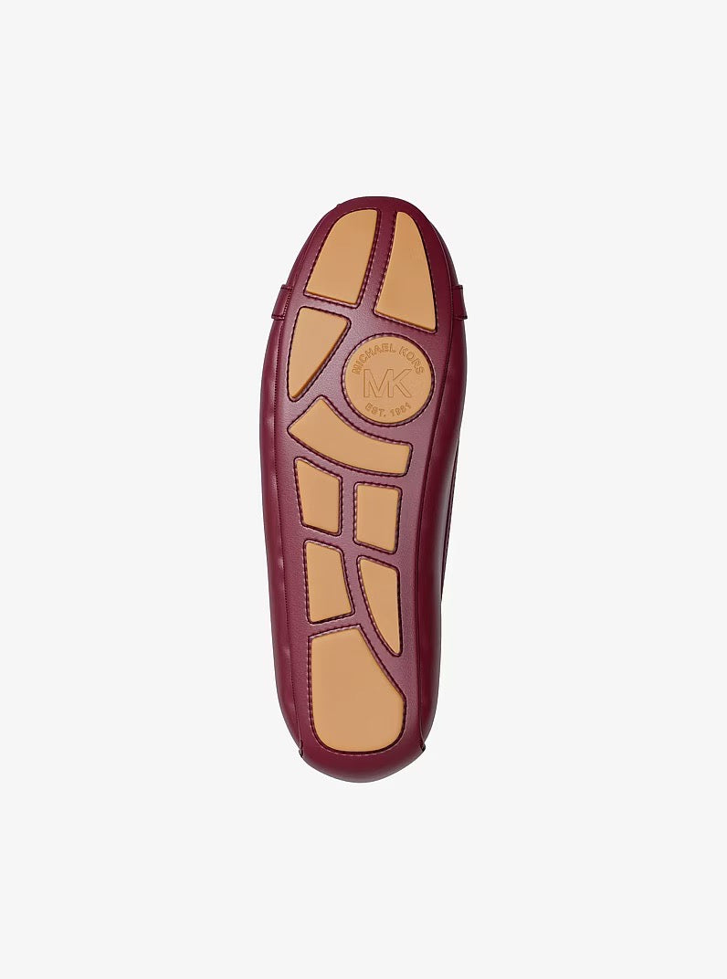 [WEB EXCLUSIVE][FK][INCOMING ETA 30 DAYS] Michael Kors Fulton Leather Moccasin in Maroon (49F6ESFS1L)