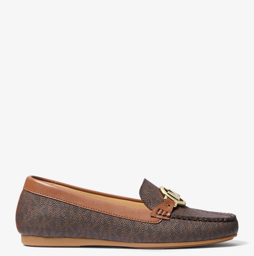 [INCOMING ETA 30 DAYS] Michael Kors Fulton Logo Driver in Signature Brown (49F4FUFR1B)