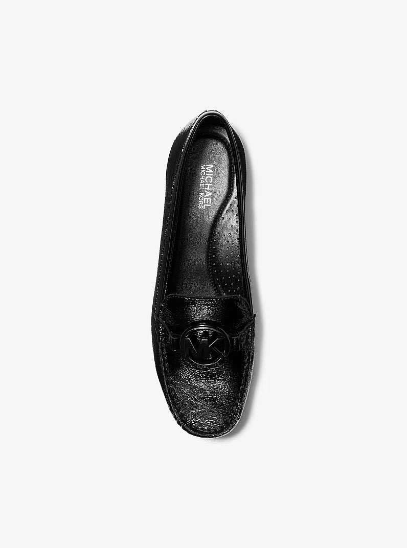 [FK][INCOMING ETA 30 DAYS] Michael Kors Fulton Patent Moccasin in Black (49F6FUFR2A)
