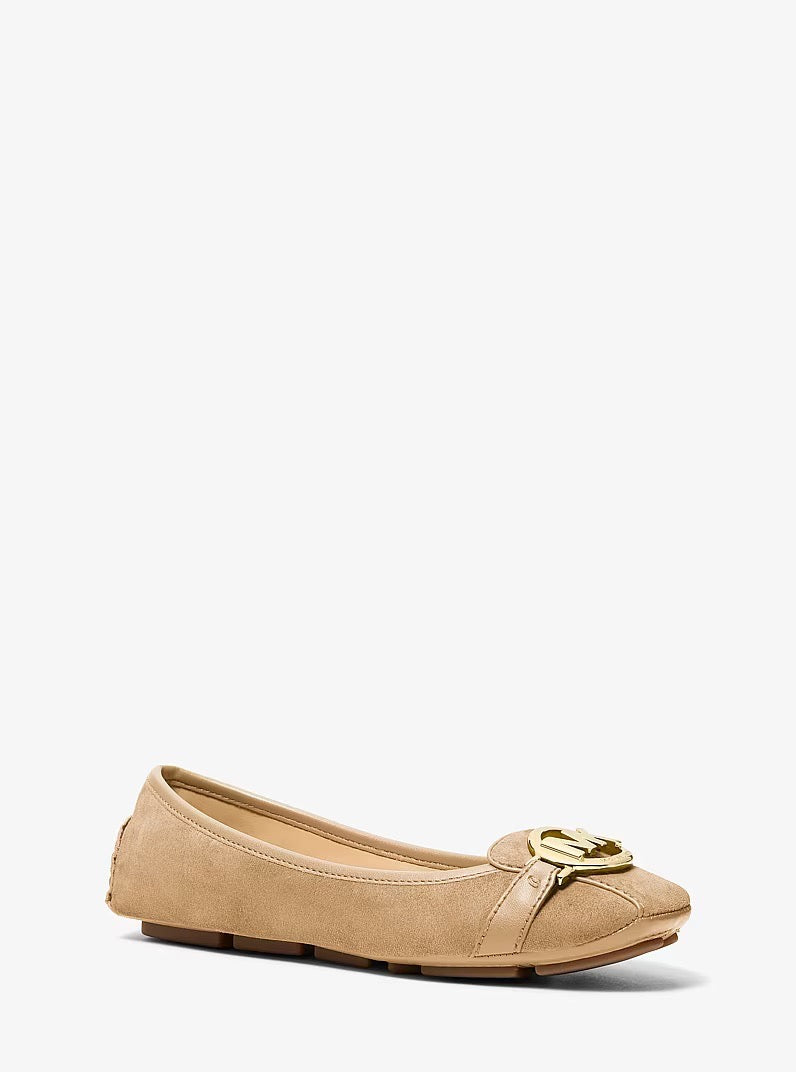 [WEB EXCLUSIVE][FK][INCOMING ETA 30 DAYS] Michael Kors Fulton Suede Moccasin in Camel (49F6ESFS2L)