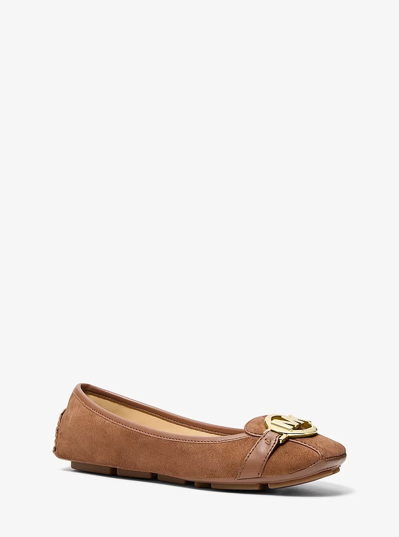 [WEB EXCLUSIVE][FK][INCOMING ETA 30 DAYS] Michael Kors Fulton Suede Moccasin in Luggage (49F6ESFS2L)