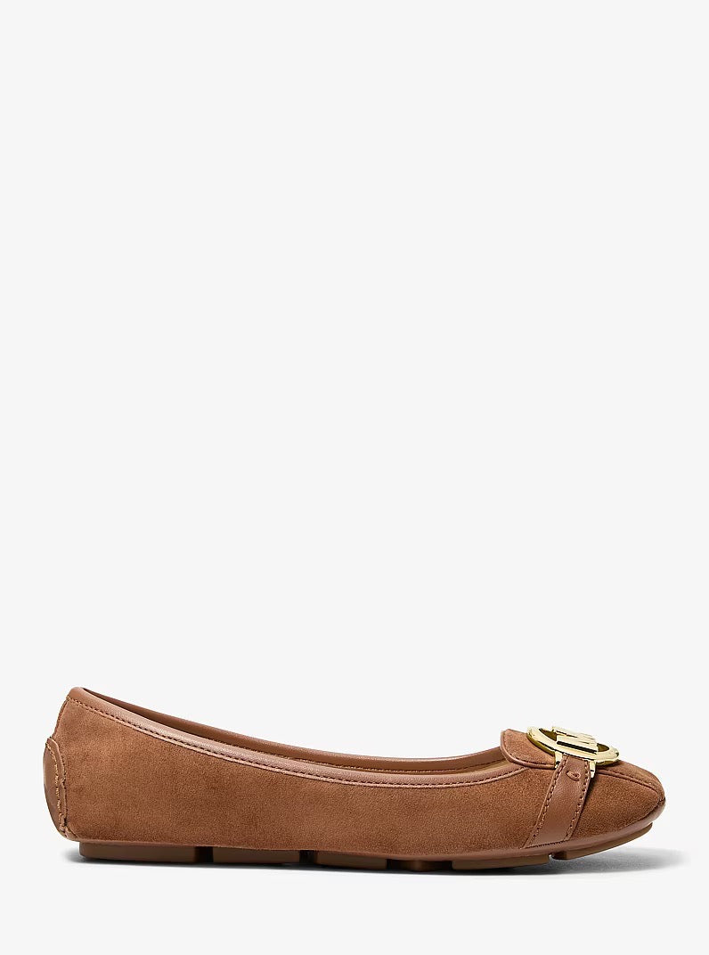 [WEB EXCLUSIVE][FK][INCOMING ETA 30 DAYS] Michael Kors Fulton Suede Moccasin in Luggage (49F6ESFS2L)