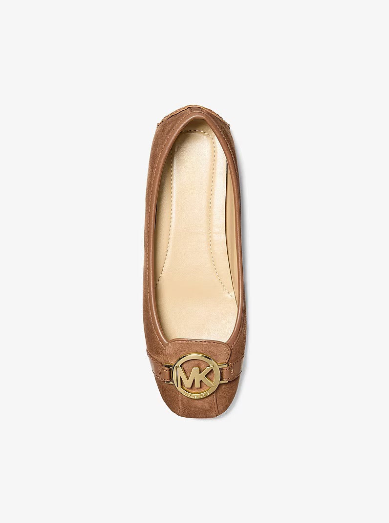 [WEB EXCLUSIVE][FK][INCOMING ETA 30 DAYS] Michael Kors Fulton Suede Moccasin in Luggage (49F6ESFS2L)
