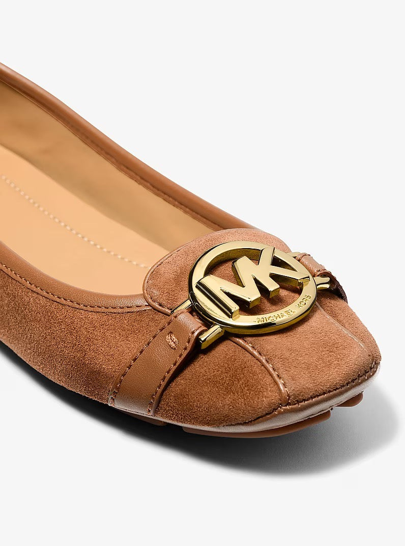 [WEB EXCLUSIVE][FK][INCOMING ETA 30 DAYS] Michael Kors Fulton Suede Moccasin in Luggage (49F6ESFS2L)
