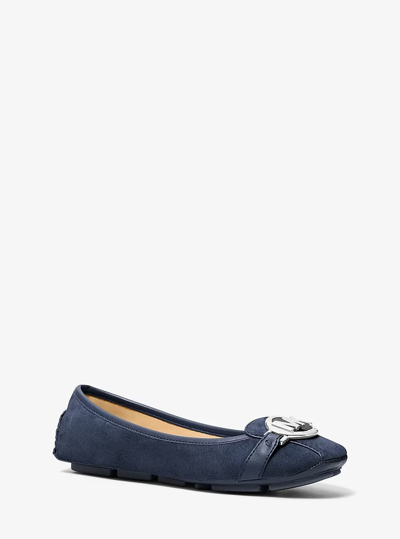 [WEB EXCLUSIVE][FK][INCOMING ETA 30 DAYS] Michael Kors Fulton Suede Moccasin in Navy (49F6ESFS2L)