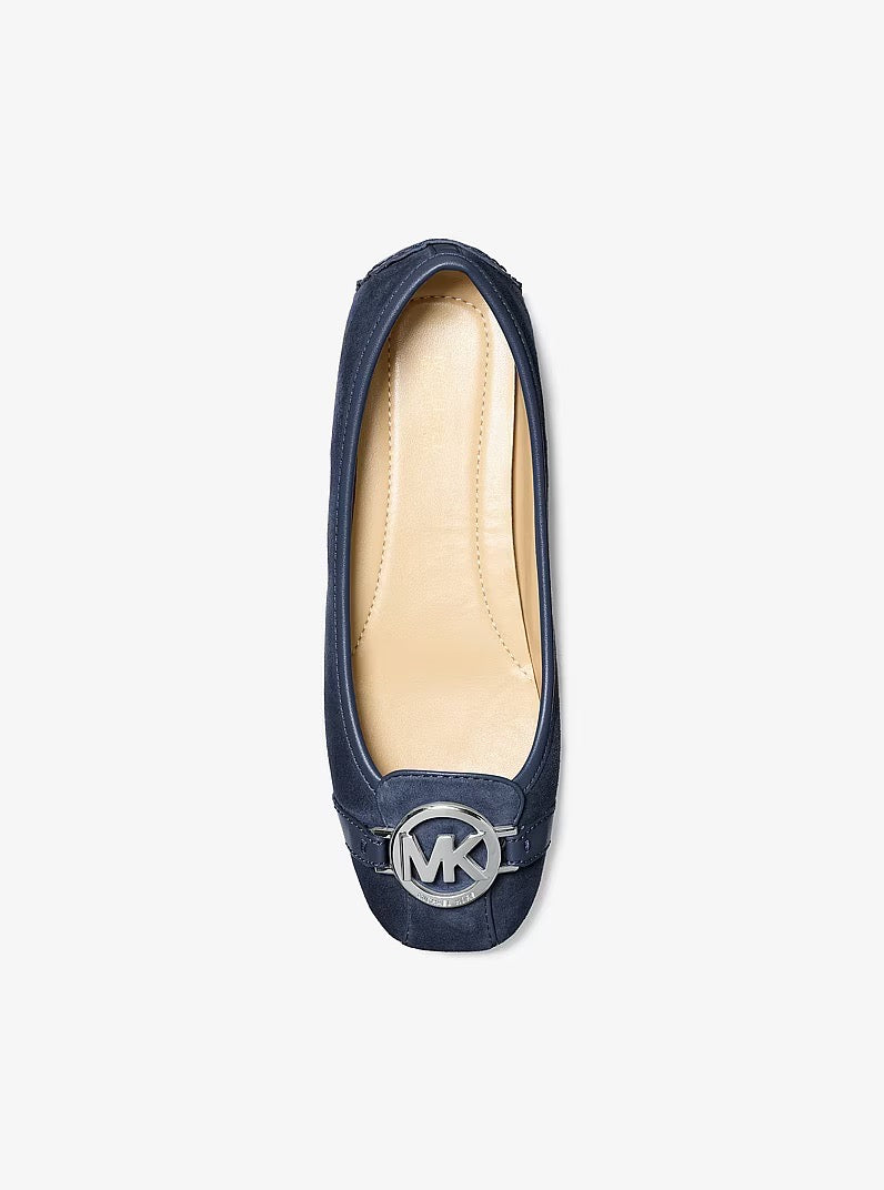 [WEB EXCLUSIVE][FK][INCOMING ETA 30 DAYS] Michael Kors Fulton Suede Moccasin in Navy (49F6ESFS2L)