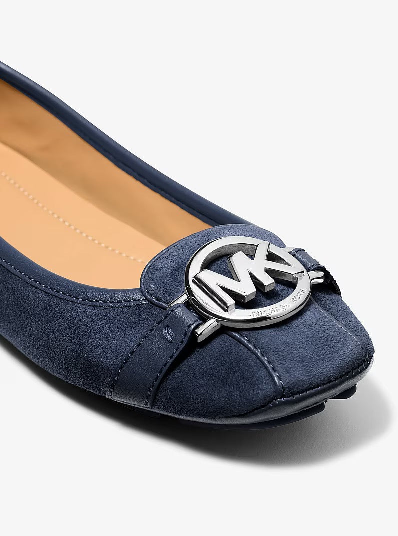 [WEB EXCLUSIVE][FK][INCOMING ETA 30 DAYS] Michael Kors Fulton Suede Moccasin in Navy (49F6ESFS2L)