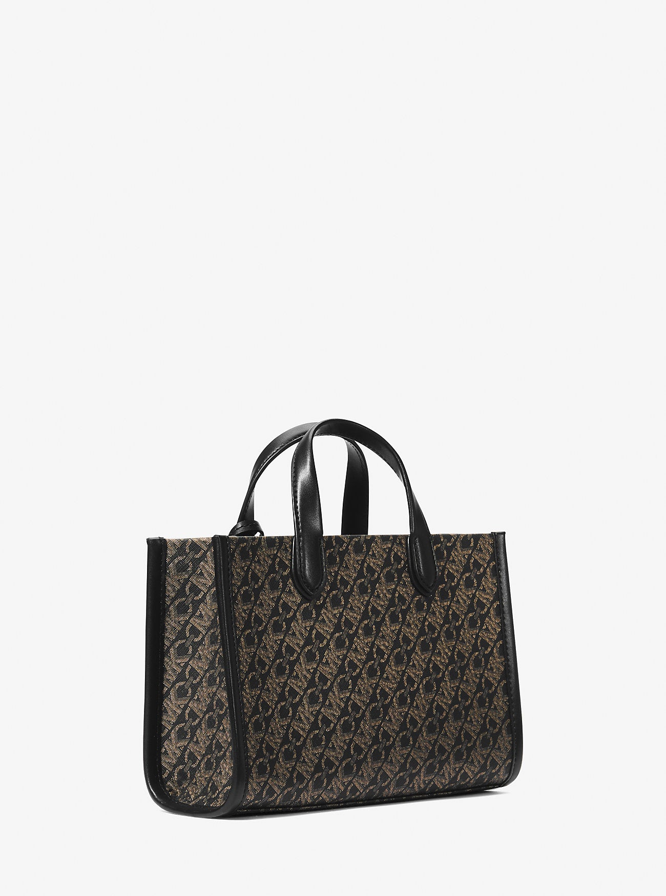 [READY STOCK MY] Michael Kors Gigi Small Empire Messenger in Black/Palegold (30F4G3GM5B)