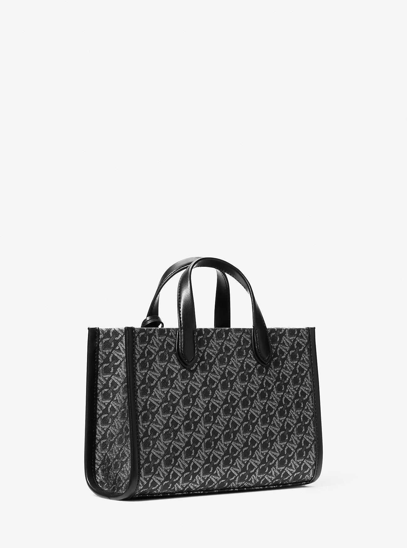 [READY STOCK MY] Michael Kors Gigi Small Empire Messenger in Black/Silver (30F4S3GM5B)