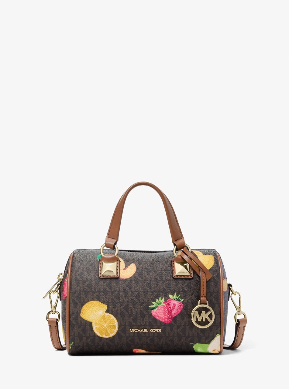 [READY STOCK MY] Michael Kors Grayson Small Duffle Crossbody in Brown (35S6GGYC1V)