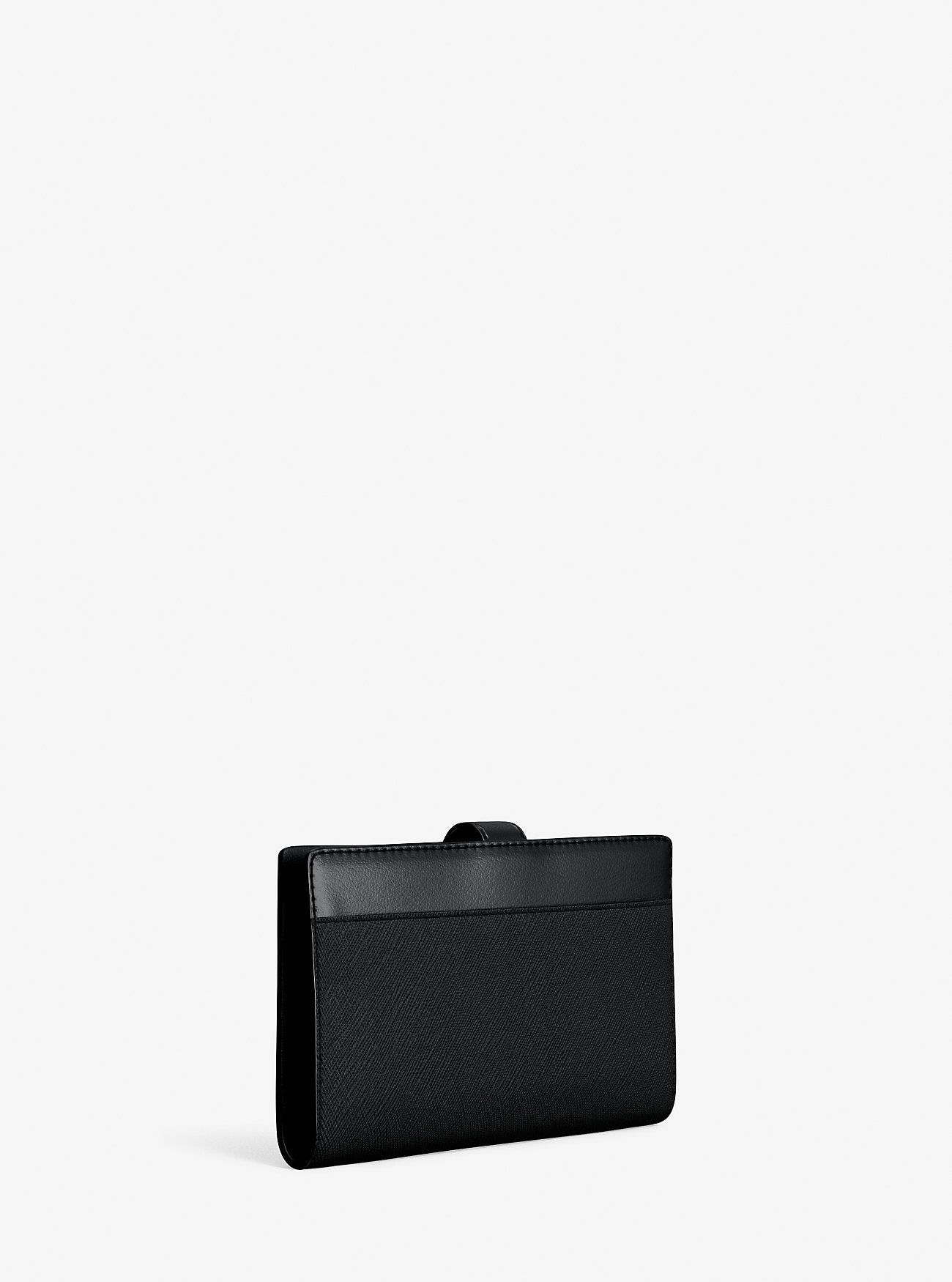 [READY STOCK MY] Michael Kors Greenwich Medium Bifold CZ Wallet in Black (35T5GGRF8L)