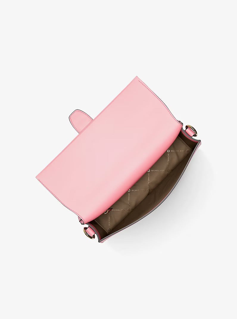 [INCOMING ETA 30 DAYS] Michael Kors Greenwich Medium Convertible Shoulder Bag With Print And Logo in Carnation (35S6GGRL2Y)