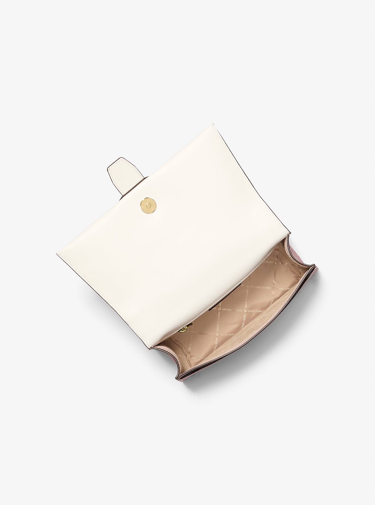 [INCOMING ETA 30 DAYS] Michael Kors Greenwich Medium Signature Logo Satchel in Powder Blush (35S5GGRS6V)