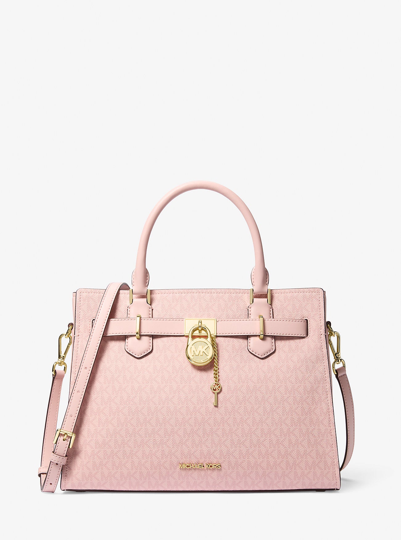 [INCOMING ETA 30 DAYS] Michael Kors Hamilton Medium Satchel in Powder Blush (35T5GHMS2B)