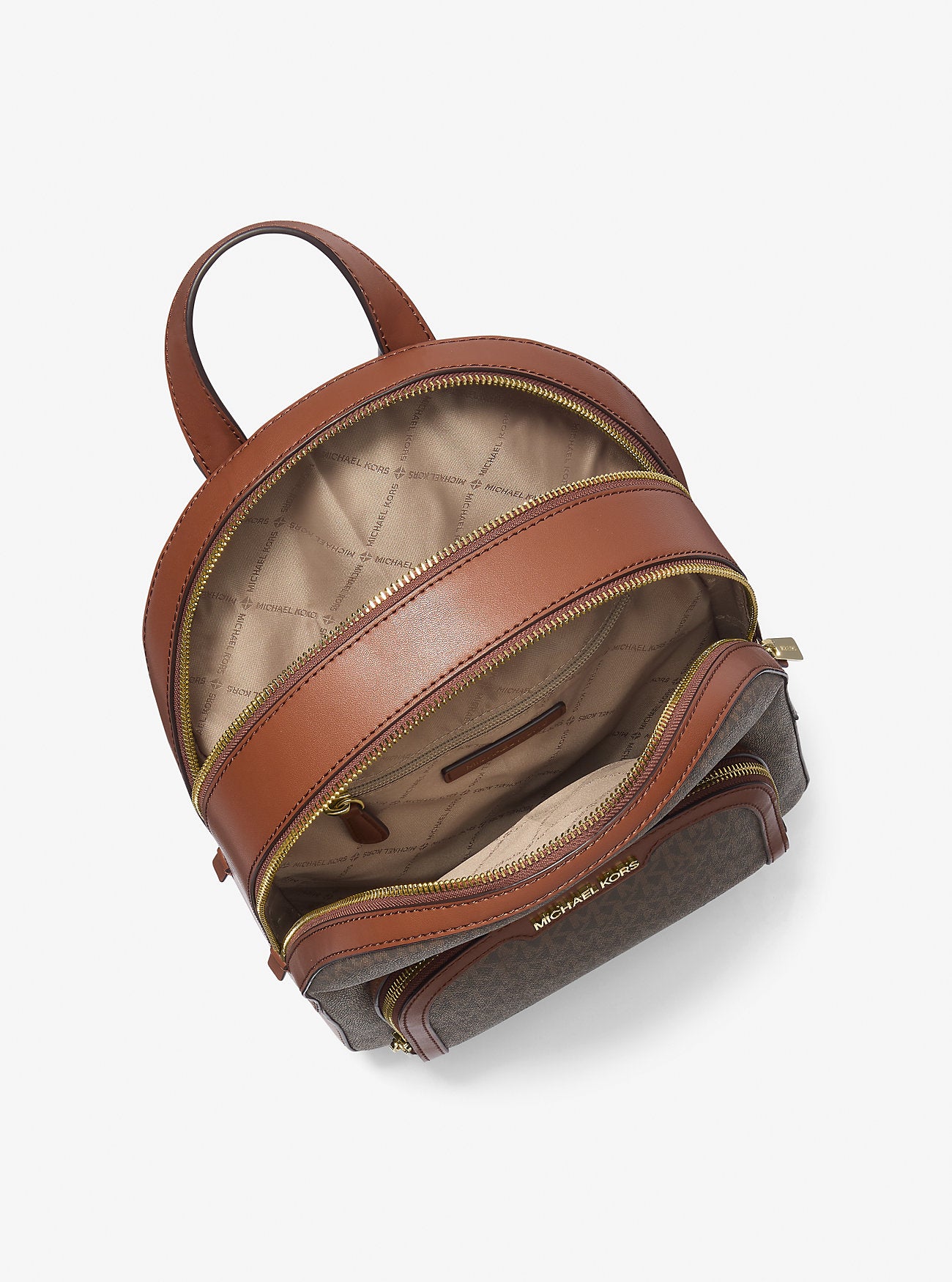 [INCOMING ETA 30 DAYS] Michael Kors Jaycee Medium Backpack in Signature Brown (35S2G8TB2B)