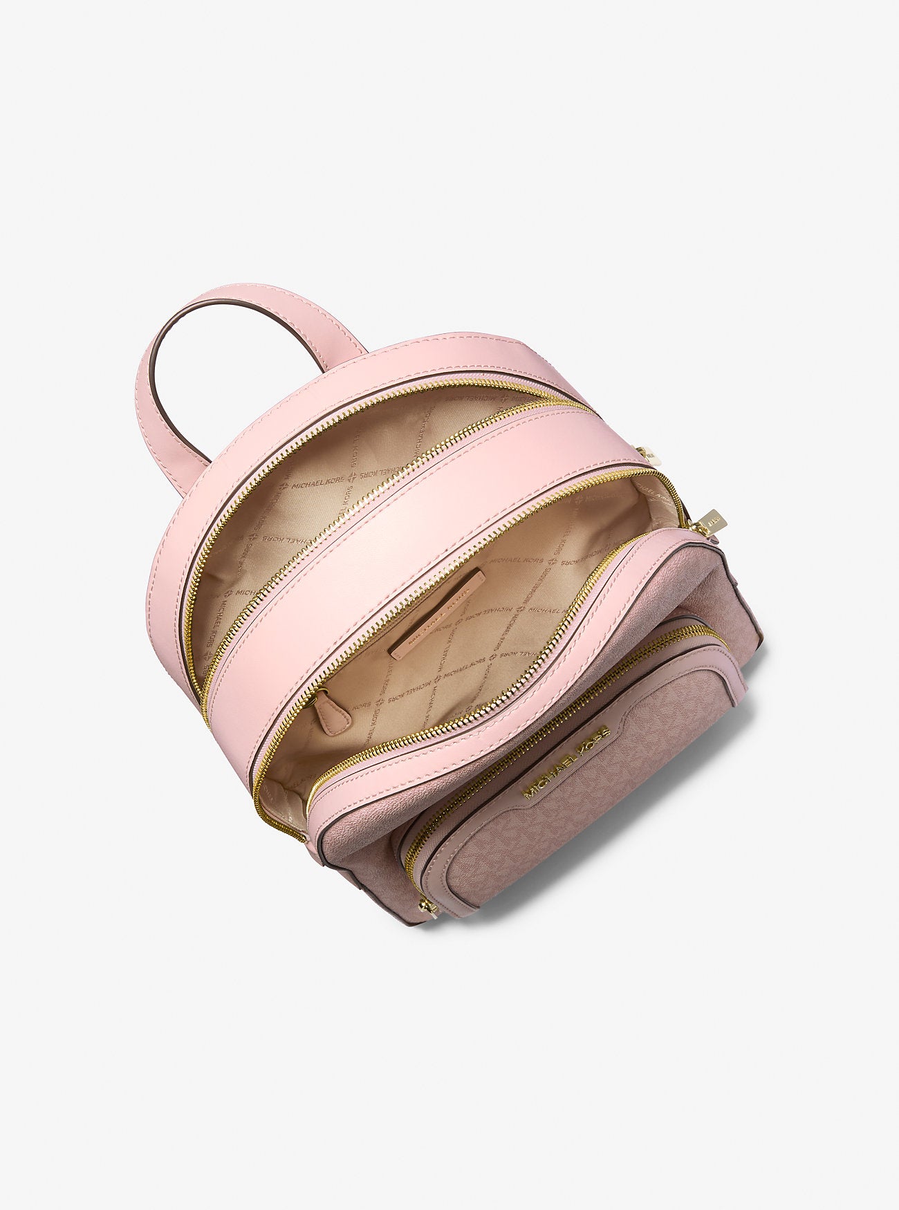 [INCOMING ETA 30 DAYS] Michael Kors Jaycee Medium Signature Logo Backpack in Powder Blush (35S3G8TB6V)