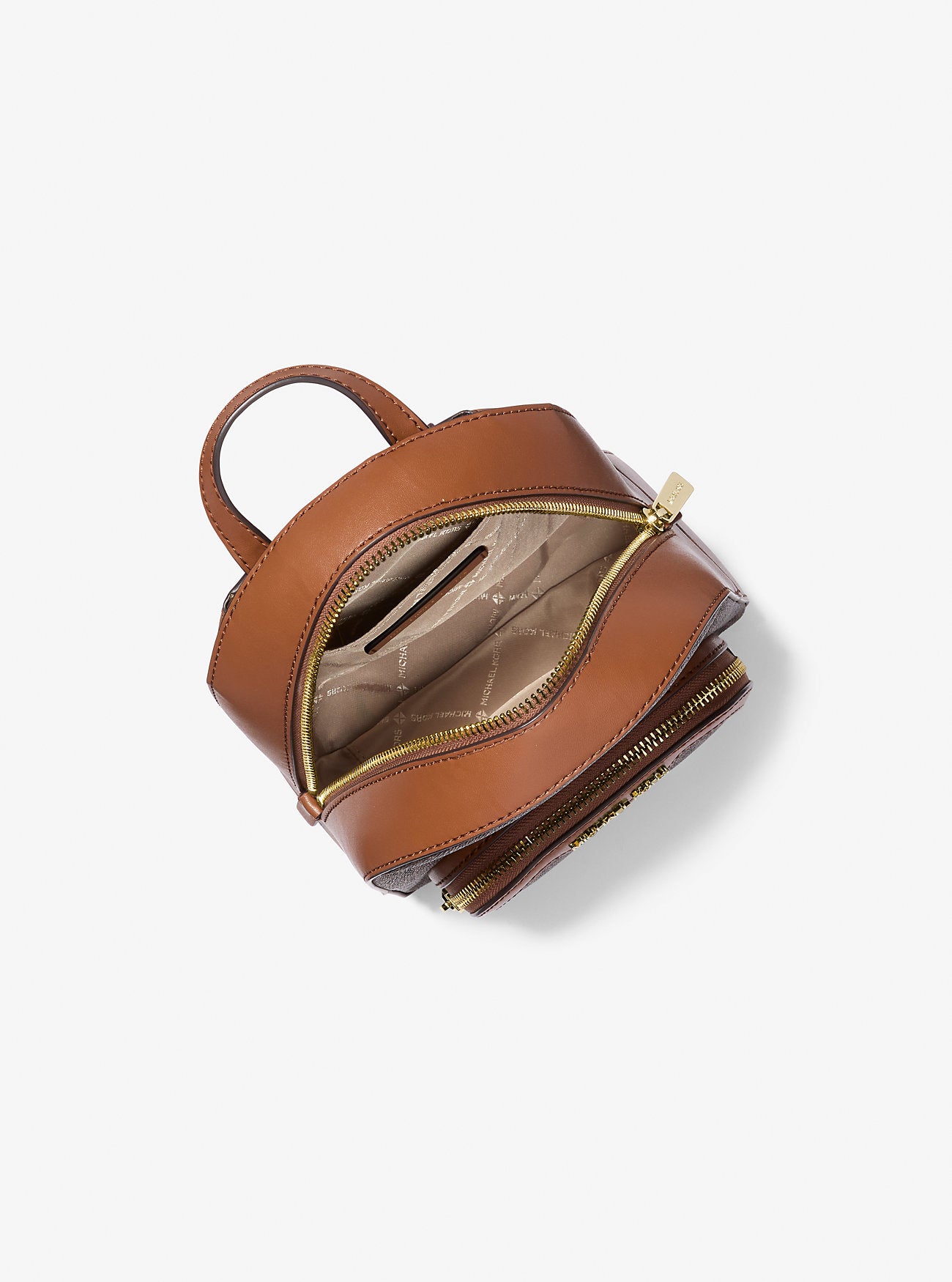 [INCOMING ETA 30 DAYS] Michael Kors Jaycee XS Convertible Zip Pocket Backpack in Signature Brown (35T2G8TB1B)